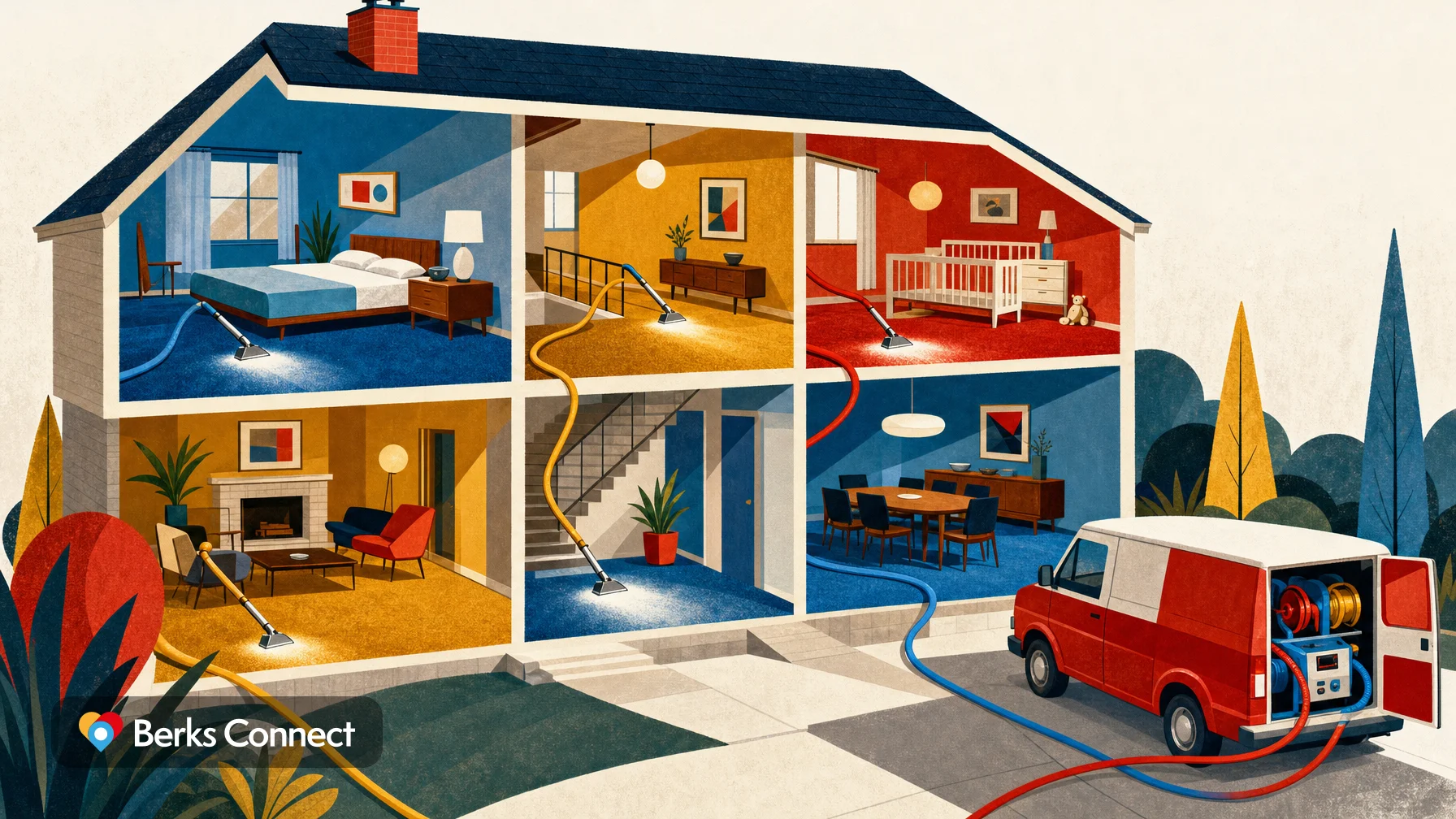 Carpet Cleaning for 5 Rooms for $289