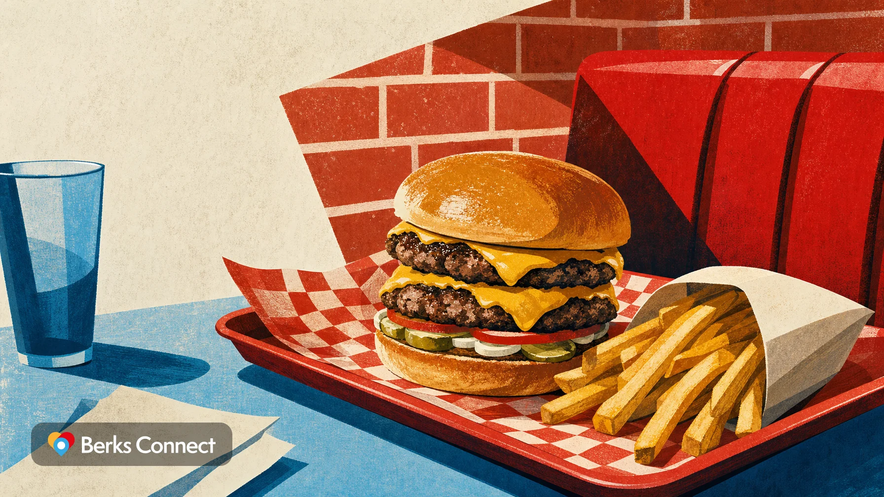 $9.99 Double Smashburger with Fries Every Tuesday