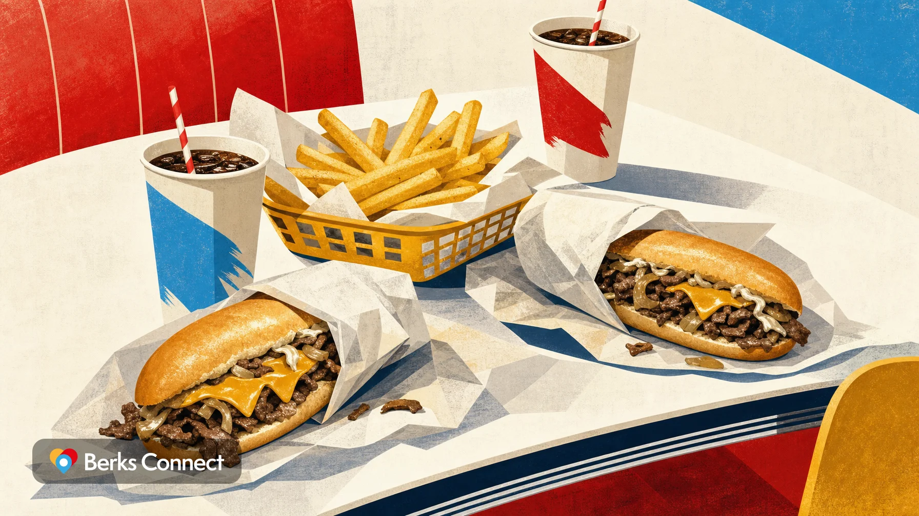 Perfect Pair Combo: Two Cheesesteaks, Fries, Sodas $32.99