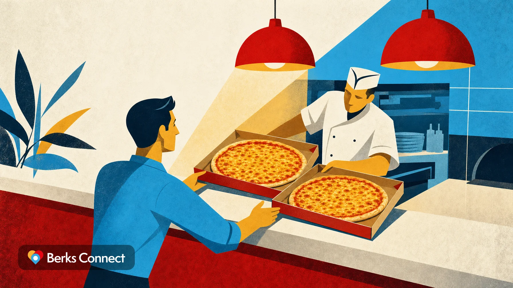 2 Large Cheese Pizzas for $26.99, Pick-Up Only